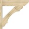 Ekena Millwork Olympic Slat Rough Sawn Outlooker, Douglas Fir, 8"W x 30"D x 30"H OUT08X30X30OLY06RDF - alternate 3